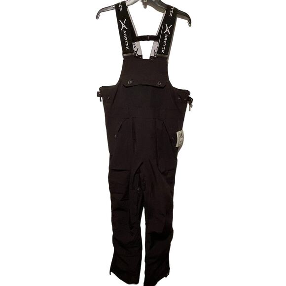 Arctix Men's Eco Friend Corkscrew Bib Overalls black small 32inseam - Picture 1 of 12